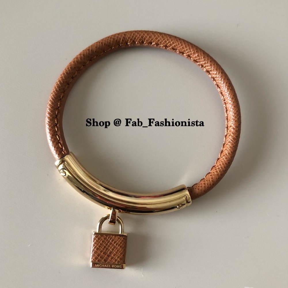 Michael Kors Leather gold Bracelet
